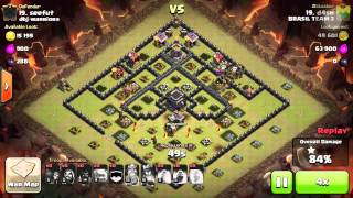 CLASH OF CLANS  BRASIL TEAM 3 ON WAR [upl. by Irb236]