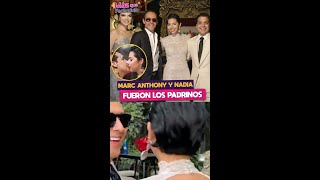 Marc Anthony y Nadia Ferreira fueron los padrinos de la boda del año [upl. by Ajad211]