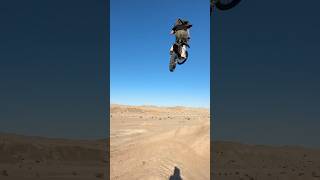 Natural terrain shredding OcotilloWells freeride motocross sendit [upl. by Yztim]