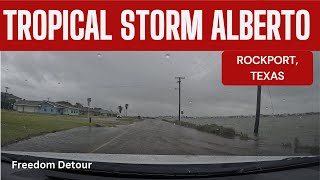 Tropical Storm Alberto  Rockport Texas [upl. by Aniuqahs269]