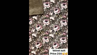 New printed collection velvet suits [upl. by Drawdesemaj]