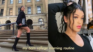 MY 6AM COLLEGE MORNING ROUTINE [upl. by Dippold155]