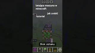 jak zrobić latającą maszyne w minecraft [upl. by Sexela]