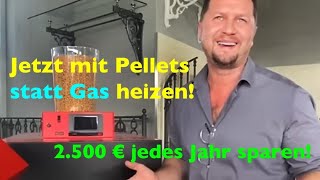 Günstigste Pelletheizung statt Gas von IBC Heiztechnik nur 3900€ Invest amp pro Jahr 2500€ sparen [upl. by Naus]