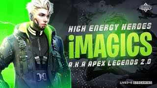 APEX LEGENDS MOBILE VS HIGH ENERGY HEROES Legends Comparison  IMAGICS VISION  Live 612 [upl. by Enitsud718]