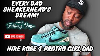 Every Dad Sneakerheads Dream 2024 Nike Kobe 4 Protro quotGirl Dadquot [upl. by Becka]