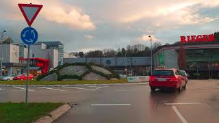 Video in 4K Qualität aus der Stadt Göppingen Autofahrt mit toller Musik Göppingen B10 Eislingen um S [upl. by Bibah187]