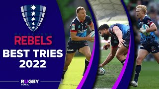 BEST Melbourne Rebels Tries of 2022  Hodge Gordon amp more  Super Rugby Pacific [upl. by Froh405]