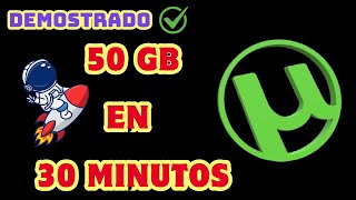 OPTIMIZA tu UTORRENT a su MÁXIMA VELOCIDAD y ENTIENDE como FUNCIONA  50GB en 30 MINUTOS DEMOSTRADO [upl. by Cornew]