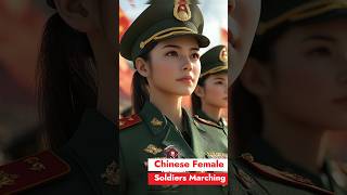 Chinese Women Soldiers on Parade – Unmatched Precision shorts chinesarmy toparmy [upl. by Ahseuqal]