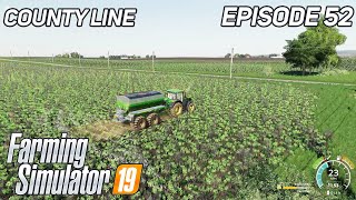 Spraying Herbicide amp Fertilizing The Soil  County Line  Farming Simulator 19  Timelapse 52 [upl. by Yhpos]