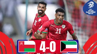 Oman ends losing streak  Oman  Kuwait  Highlights  AsianQualifiers  Road To 26 [upl. by Kcirtapnaes]