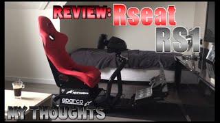 Review RSeat RS1 my thoughts 🤔🤑 [upl. by Assirolc]