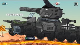 Gerand Bent Barrels Colt M5 Tank Level 8 Vs Ferteidiger Enemies Tank  Winter Forest Mode [upl. by Eirrab]