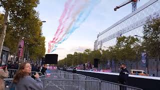 patrouille de France après la parade olympiques paris2024 4 [upl. by Hsinam]