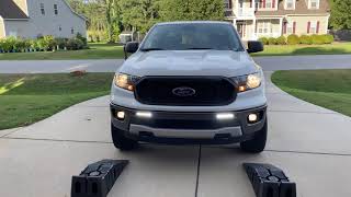 2019  2022 FORD RANGER CREE LED FOG LIGHTS INSTALLATION From F150LEDscom [upl. by Repard]