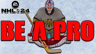 NHL 24 Be A Pro GOALIE TIPS amp TRICKS [upl. by Maura]