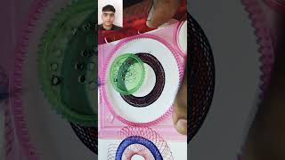 Amazing Spirograph Art 😍 spirograph satisfying asmr shorts shortsfeed art [upl. by Molloy660]