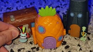 TIKTOK VIRAL SPONGEBOB MICRO PLAYSETS asmr [upl. by Anaitsirc]