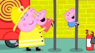 Peppa Pig Italiano  Visita alla stazione dei pompieri  Collezione Italiano  Cartoni Animati [upl. by Poppas]