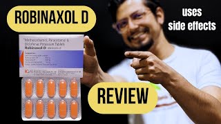 Robinaxol d tablet uses in hindi  Methocarbamol 500mg uses side effects [upl. by Harman]