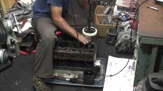 1932 ford 117 model A or B flathead race block crack repair by tatro machine [upl. by Caria964]