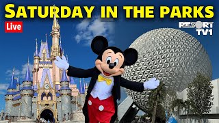 🔴Live Saturday in the Parks  Epcot amp Magic Kingdom Park Hopping  Walt Disney World Live Stream [upl. by Carlile764]