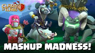 Mashup Madness NEW TROOPS Clash of Clans [upl. by Manton415]