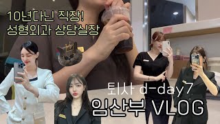 vlog  6개월차 임산부의 10년다닌 직장 퇴사까지 dday 7  임산부 출근룩  두냥이와 함께 사는 목포댁 일상브이로그 ✨ [upl. by Ryle]