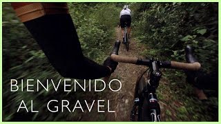 Gravel Ride selva edition epic downhill with a newbie friend vlog cycling extreme skills [upl. by Libyc]