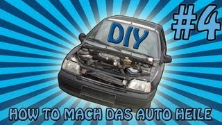 How to mach das Auto wieder heile 4 Scheibe Einbauen DIY [upl. by Nalhsa284]