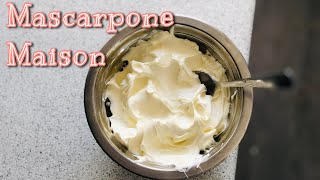 MASCARPONE FAIT MAISON AVEC 2 INGRÉDIENTS ET SANS THERMOMÈTRE 👩🏼‍🍳 Comment faire Deli Cuisine [upl. by Whorton]