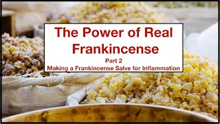 Frankincense Salve for Joint Pain [upl. by Perr]