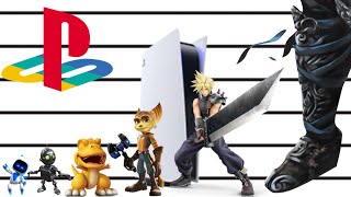 PlayStation Characters Size Comparison [upl. by Morgan]