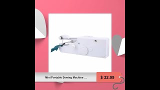 Mini Portable Sewing Machine  Handheld Stitching Tool [upl. by Aiseneg]