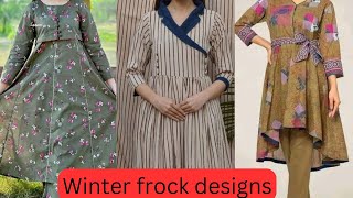 Winter frock designs 2024winter frock designfrock designs for girls [upl. by Perreault]