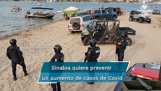 Cierran playas en cuatro municipios de Sinaloa por saturación de visitantes [upl. by Solenne562]