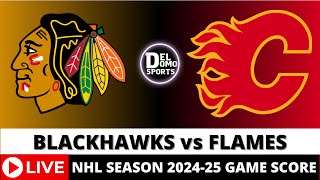 CHICAGO BLACKHAWKS VS CALGARY FLAMES LIVE 🏒 NHL Game Score Radio PlaybyPlay  OCT 15 2024 [upl. by Anerok219]