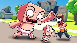 Minecraft  Whos Your Daddy Family Baby  Accident  MUTATED BABY Baby Experiment [upl. by Claresta]