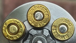 9mm vs 38 Special vs 357 Mag Not Even Close [upl. by Ramey]