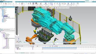 Virtual commissioning with Tecnomatix Process Simulate [upl. by Airt]