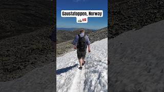 Gaustatoppen Norway Gaustabanen hiking trip mountains trails summer [upl. by Atsillak]