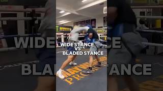 Wide stance vs bladed boxing martialart combatsport ufc muaythai kickboxing [upl. by Clance]