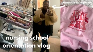 NURSING SCHOOL ORIENTATION  VLOG [upl. by Initsed]