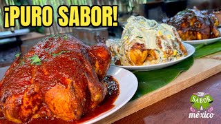 EXQUISITOS POLLOS AL HORNO Y A LOS TRES SABORES POBLANO TAMARINDO Y BARBACOA [upl. by Htebazila]