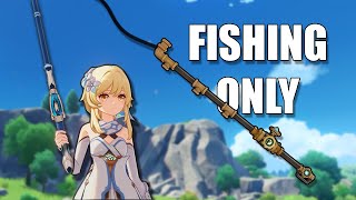 Can you play genshin impact using only fishing weapons [upl. by As]