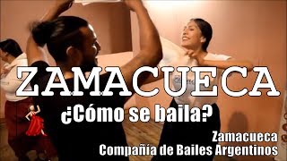 ZAMACUECA  ¿Cómo se baila  Zamacueca Compañía de Baile [upl. by Shifrah]