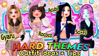 OUTFIT IDEAS For HARD THEMES In Dress To Impress What To Wear Outfit Hacks amp Tips  ROBLOX [upl. by Adriane739]