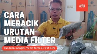 CARA Meracik KOMPOSISI amp URUTAN Media FILTER AIR FRP  Susunan Media Filter Zat Besi Tinggi [upl. by Dominga]