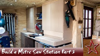 Floating Mitre Saw Station Build For Small Workshop  PART 3 [upl. by Alexandre501]